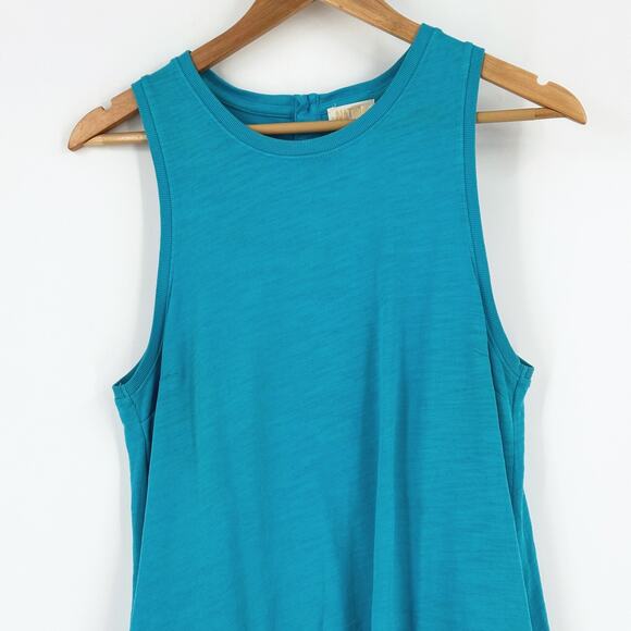 Nation LTD Harumi Womens Mini Dress Medium Tank Drop Waist Pockets Beach Tiered - Picture 2 of 7